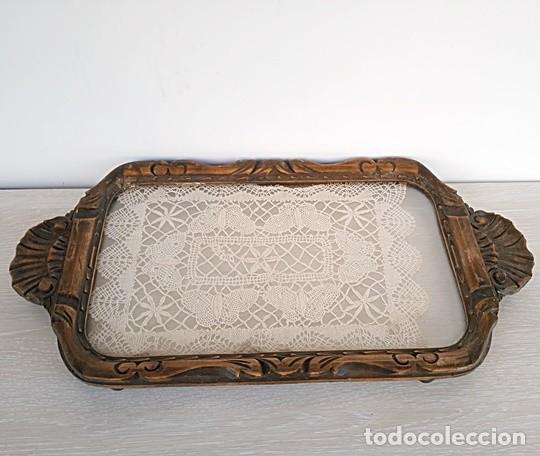 Antig&uuml;edades: Bandeja acristalada&nbsp; bolillos - Foto 1