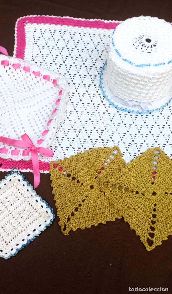 Antig&uuml;edades: lote variado de crochet de los a&ntilde;os 70 - Foto 1