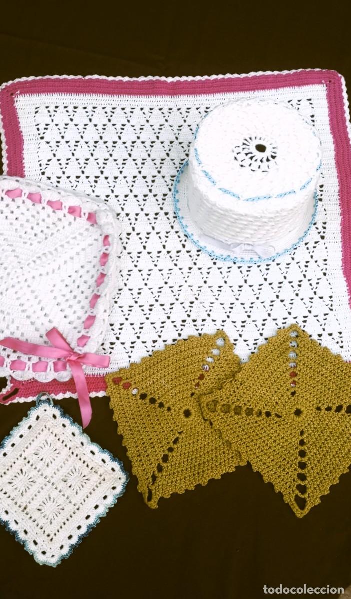 Antig&uuml;edades: lote variado de crochet de los a&ntilde;os 70 - Foto 2