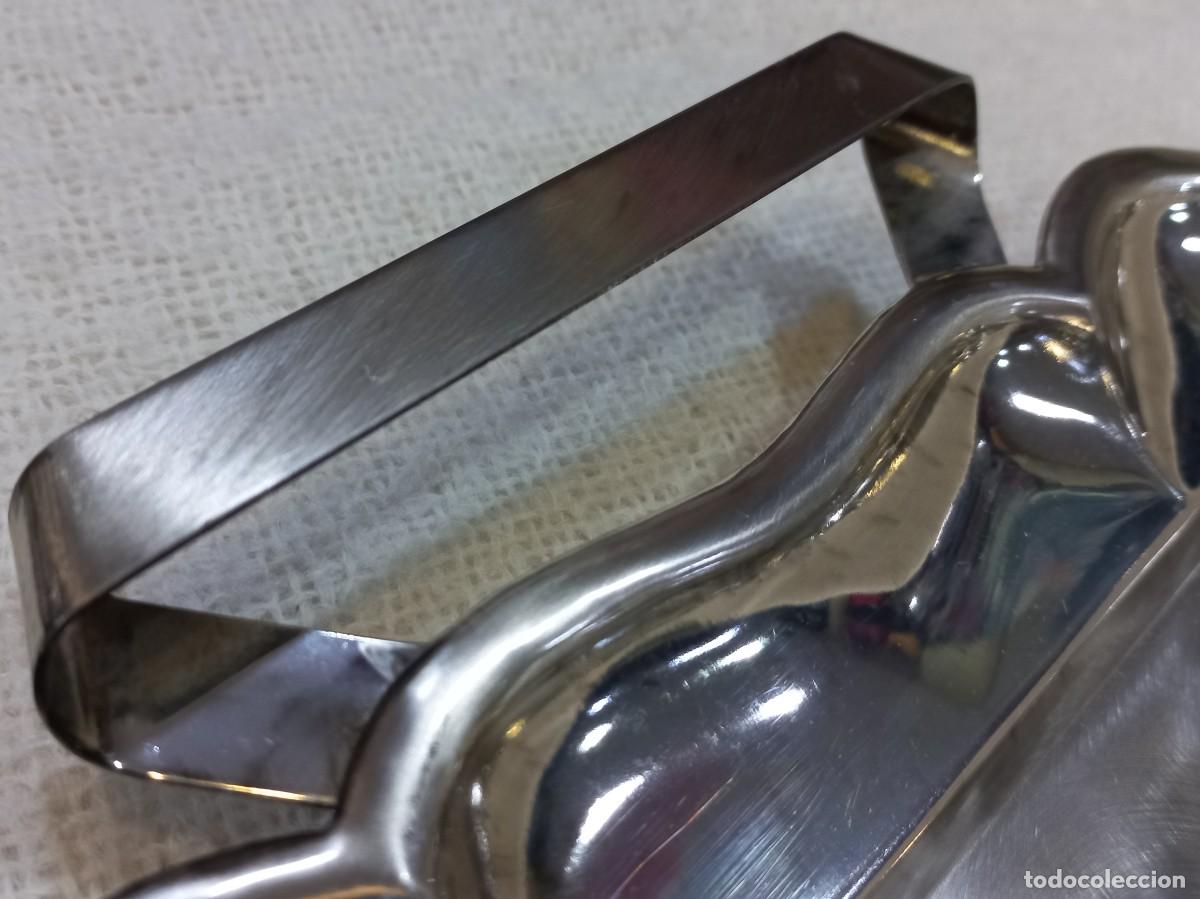 Antig&uuml;edades: BANDEJA silver plated-rectangular (40cm) asas panas-aguas - Foto 6