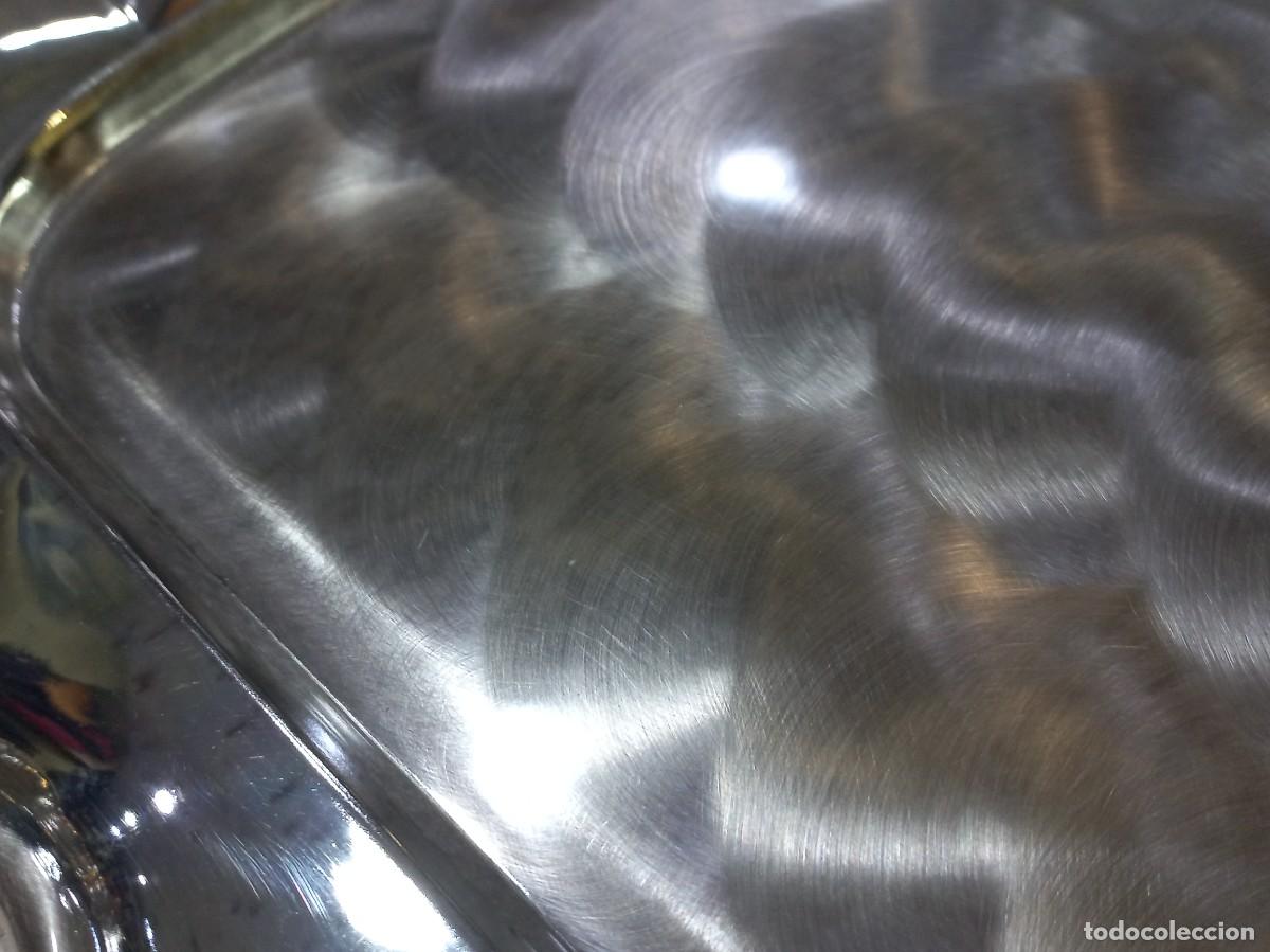 Antig&uuml;edades: BANDEJA silver plated-rectangular (40cm) asas panas-aguas - Foto 10