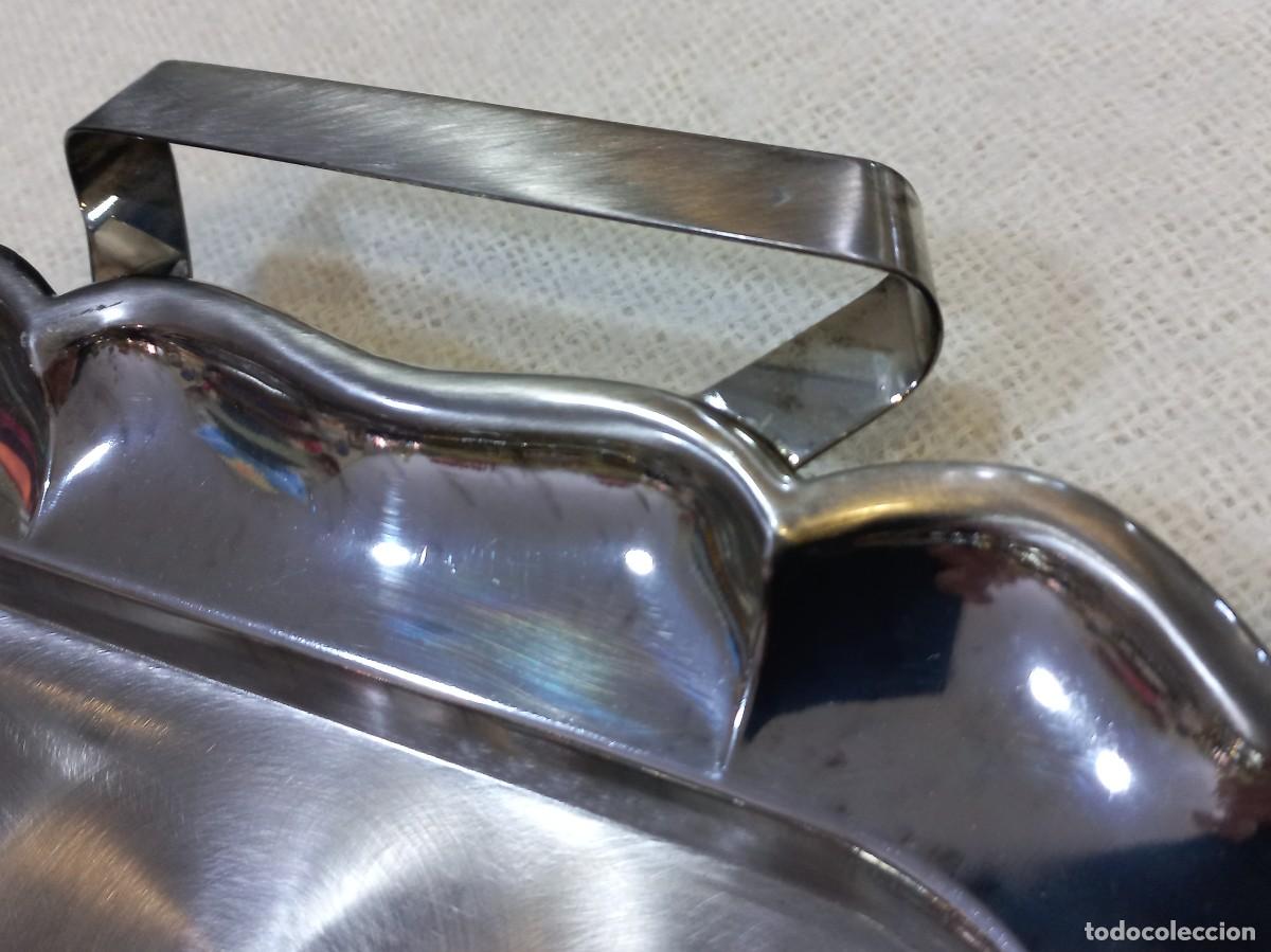 Antig&uuml;edades: BANDEJA silver plated-rectangular (40cm) asas panas-aguas - Foto 11