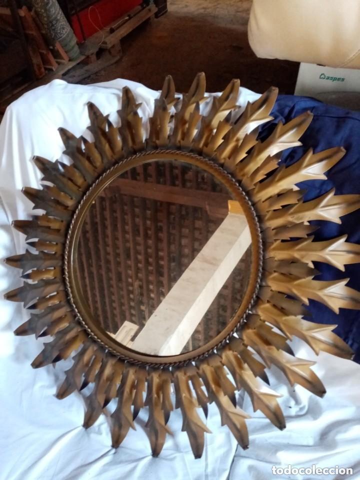 Antig&uuml;edades: espejo sol 01 mide 77cm de di&aacute;metro - Foto 1