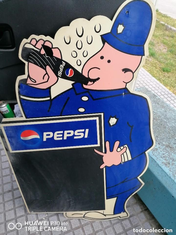 Antig&uuml;edades: cartel antiguo pepsi - Foto 2