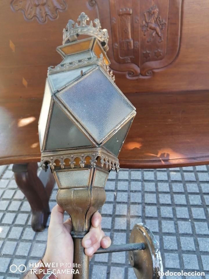 Antig&uuml;edades: lampara antigua de cuartel militar - Foto 7