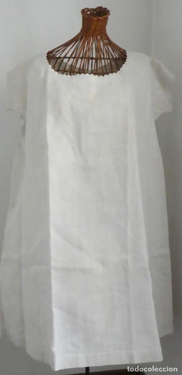 Antig&uuml;edades: ANTIGUO CAMIS&Oacute;N DE LINO S.XIX - Foto 2
