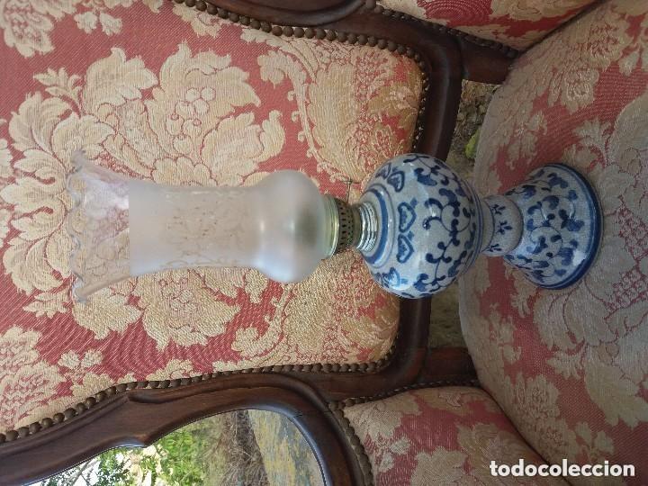 Antig&uuml;edades: lampara inglesa sellada - Foto 1