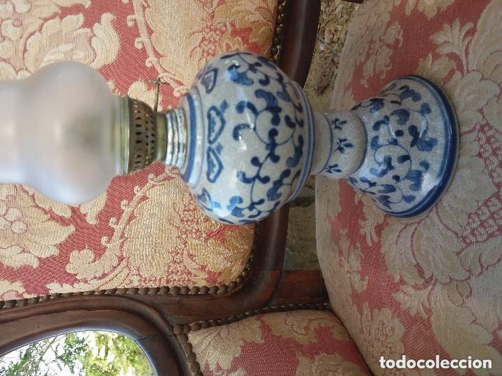 Antig&uuml;edades: lampara inglesa sellada - Foto 2