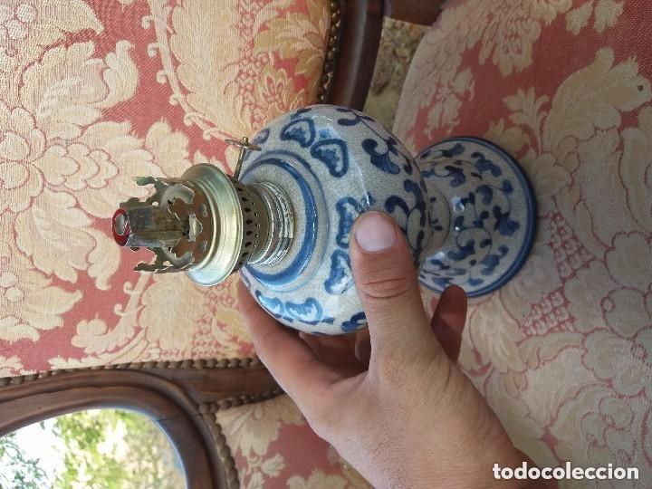 Antig&uuml;edades: lampara inglesa sellada - Foto 3