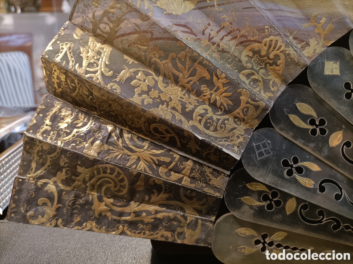Antig&uuml;edades: Abanico de asta del siglo XIX. - Foto 4