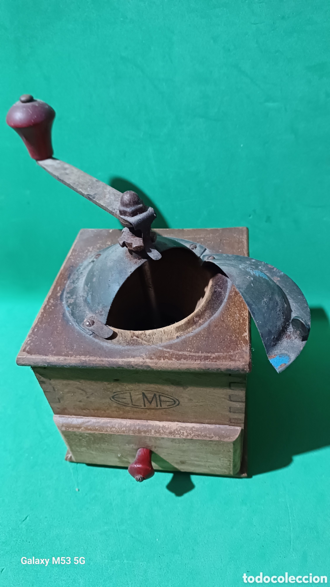 Antig&uuml;edades: Molinillo marca ELMA buen estado - Foto 2