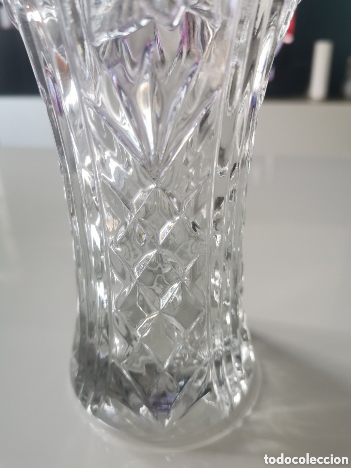 Antig&uuml;edades: Jarr&oacute;n cristal con relieve - Foto 2