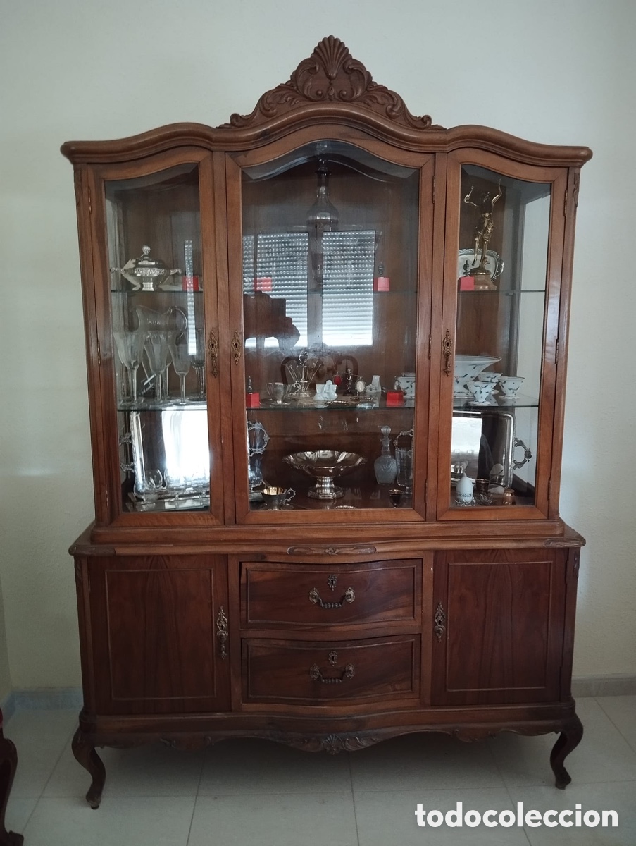 Antig&uuml;edades: Comedor antiguo de nogal. - Foto 1