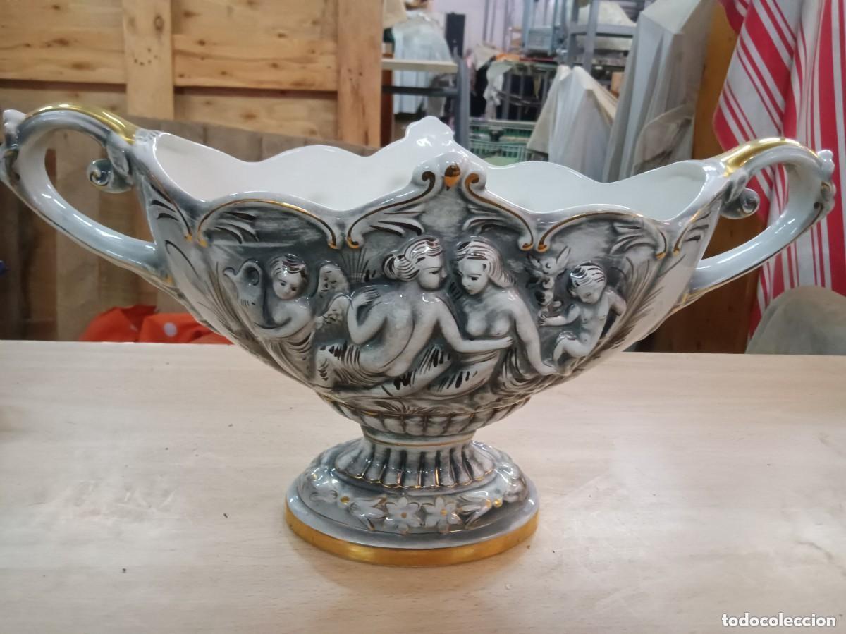 Antiquit&eacute;s: Centro de mesa porcelana