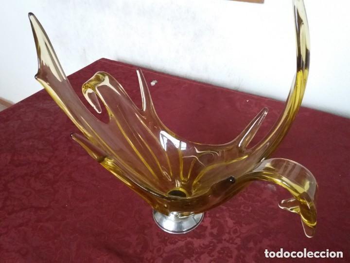 Antig&uuml;edades: centro de mesa cristal soplado - Foto 2