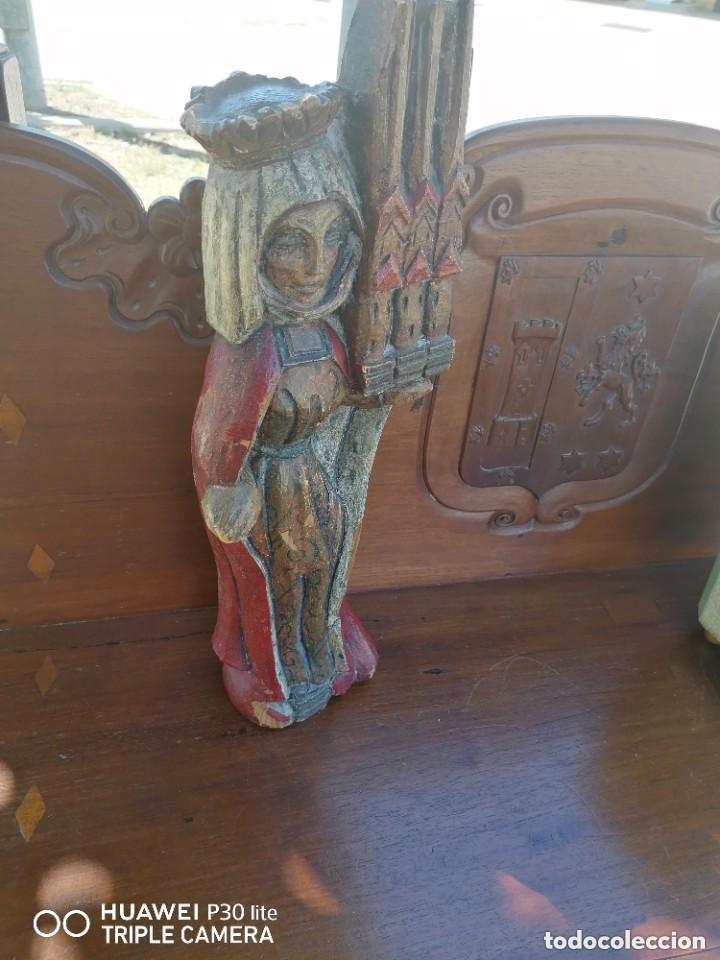 Antig&uuml;edades: virgen antigua tallada en madera - Foto 1