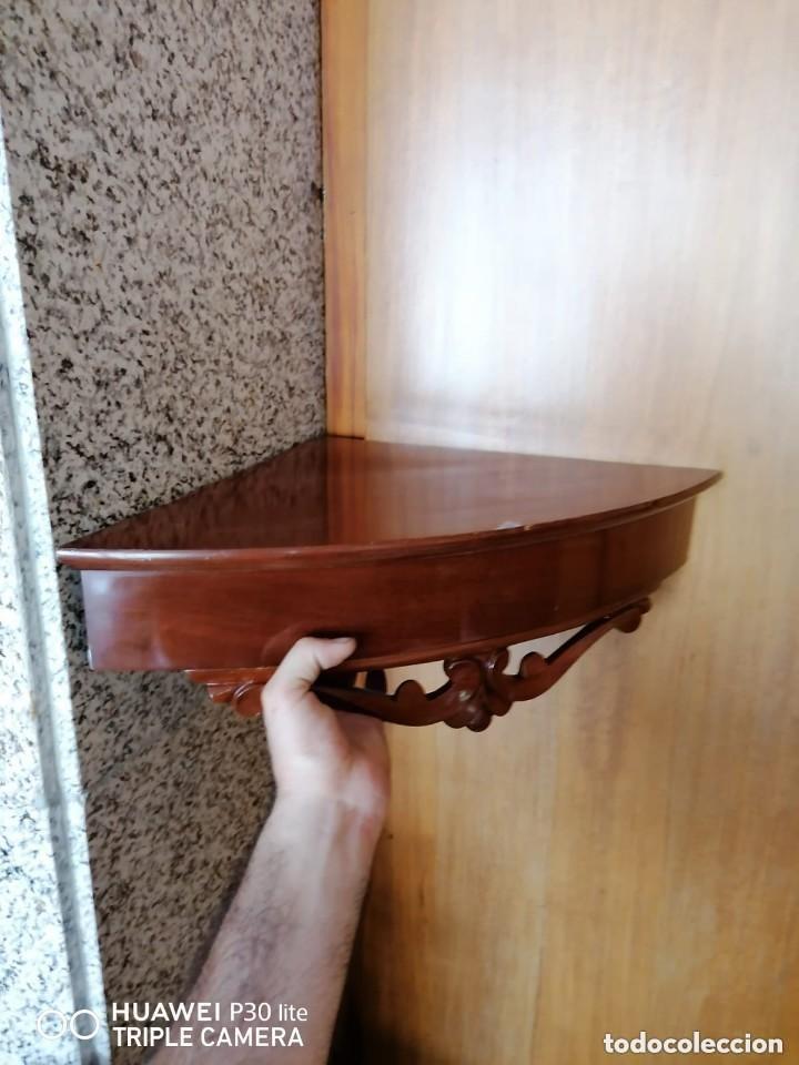 Antig&uuml;edades: rinconera antigua madera - Foto 2