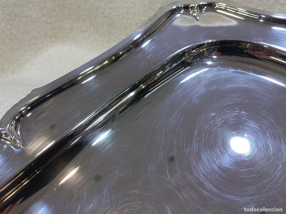 Antig&uuml;edades: BANDEJA &uml;SILVER PLATED&uml;47cm &uml;VALERO&uml; rectangular (sin asas) - Foto 7
