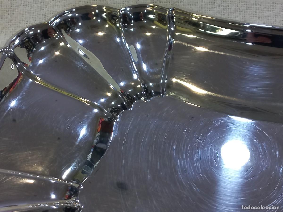 Antig&uuml;edades: BANDEJA PLATEADA (40cm) rectangular-honda (ondas) sin asas - Foto 3