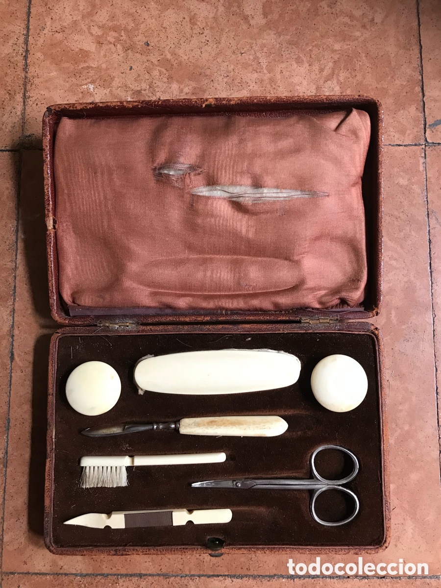 Antig&uuml;edades: Kit de manicura antiguo - Foto 1