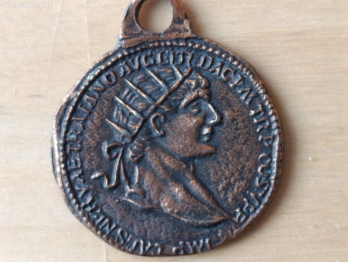 Antiques: EMPERADOR TRAIANO.PARA COLGAR.
