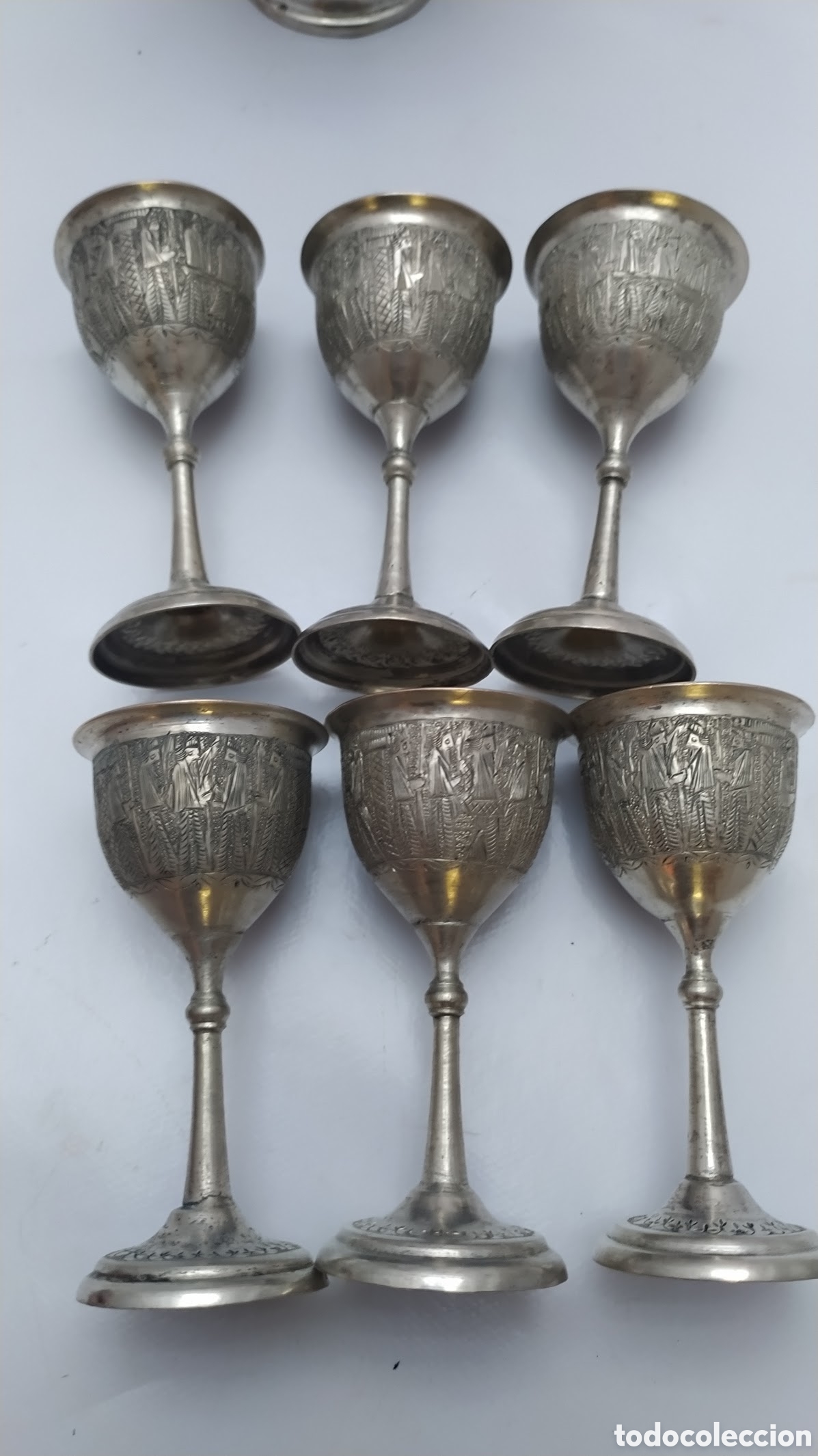 Antig&uuml;edades: Jarra con copas plata - Foto 6