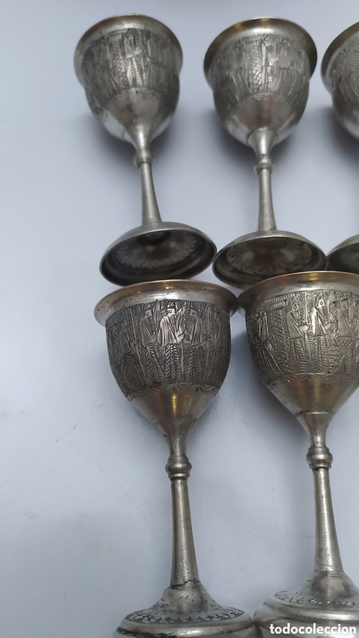Antig&uuml;edades: Jarra con copas plata - Foto 7