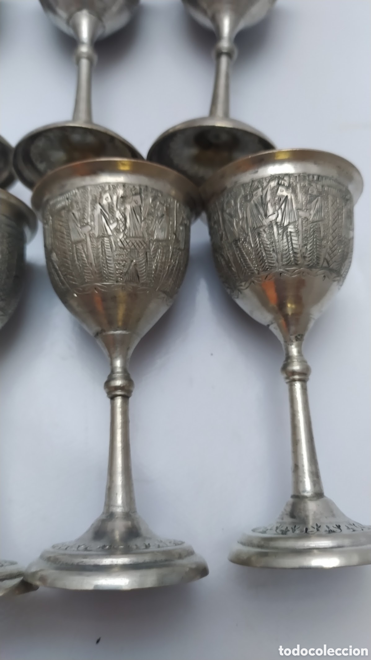 Antig&uuml;edades: Jarra con copas plata - Foto 10