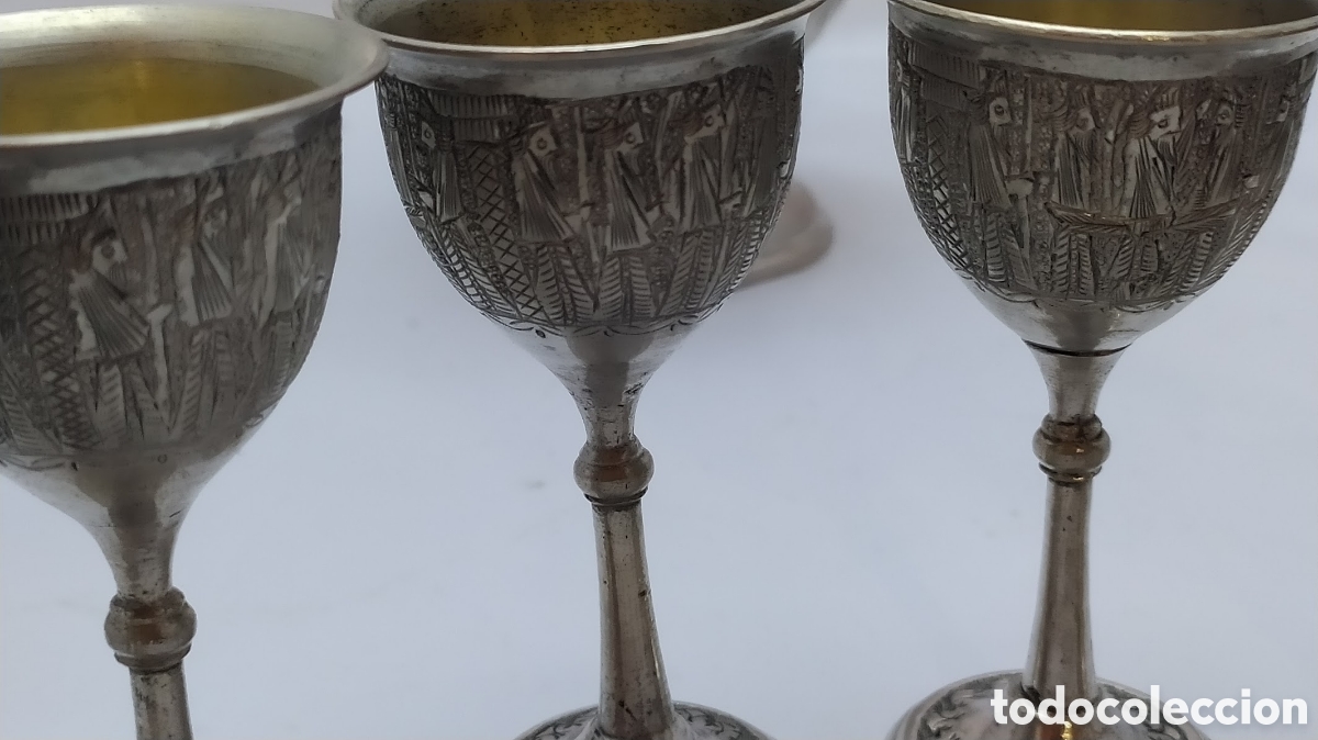 Antig&uuml;edades: Jarra con copas plata - Foto 14