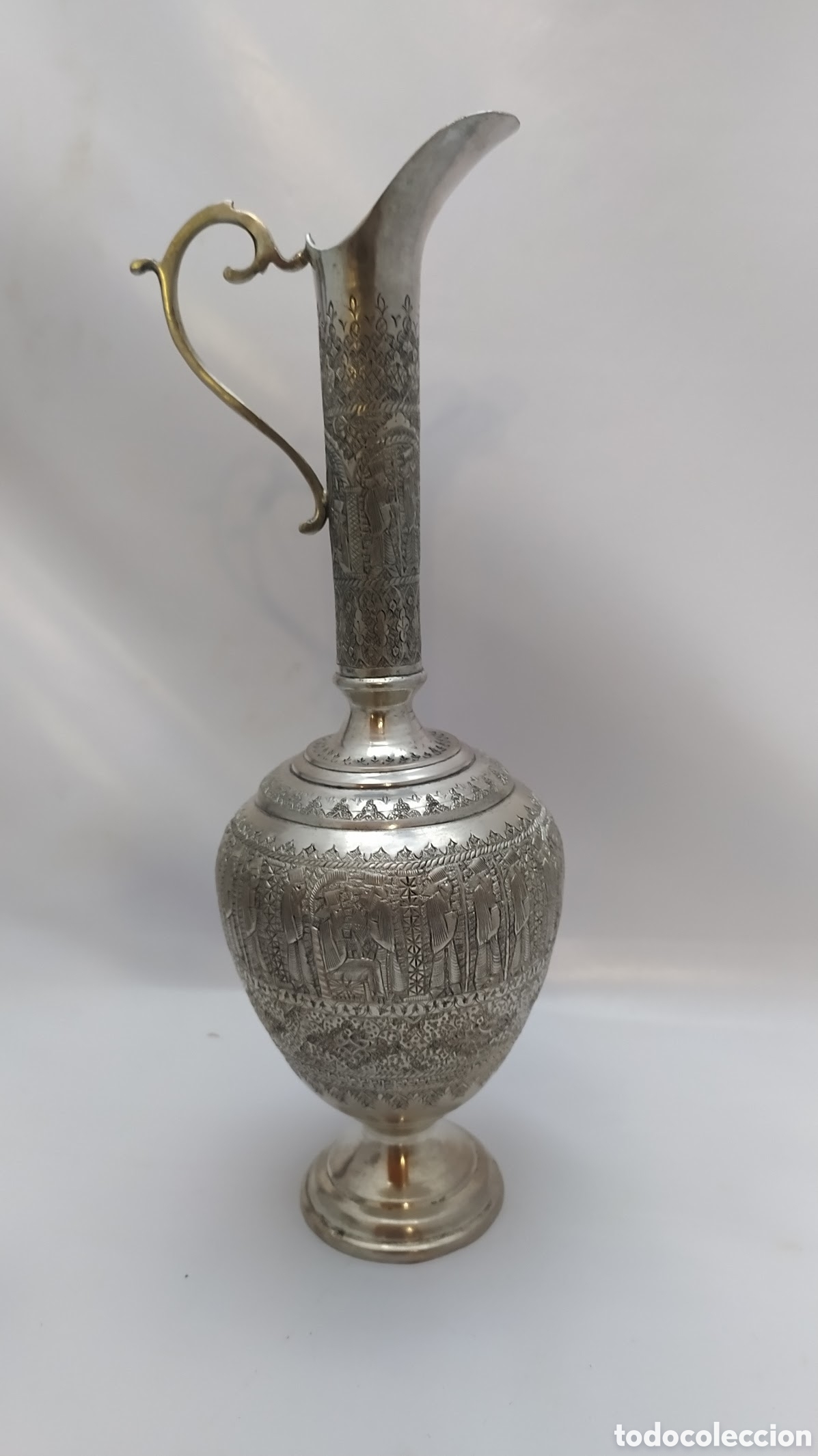 Antig&uuml;edades: Jarra con copas plata - Foto 17