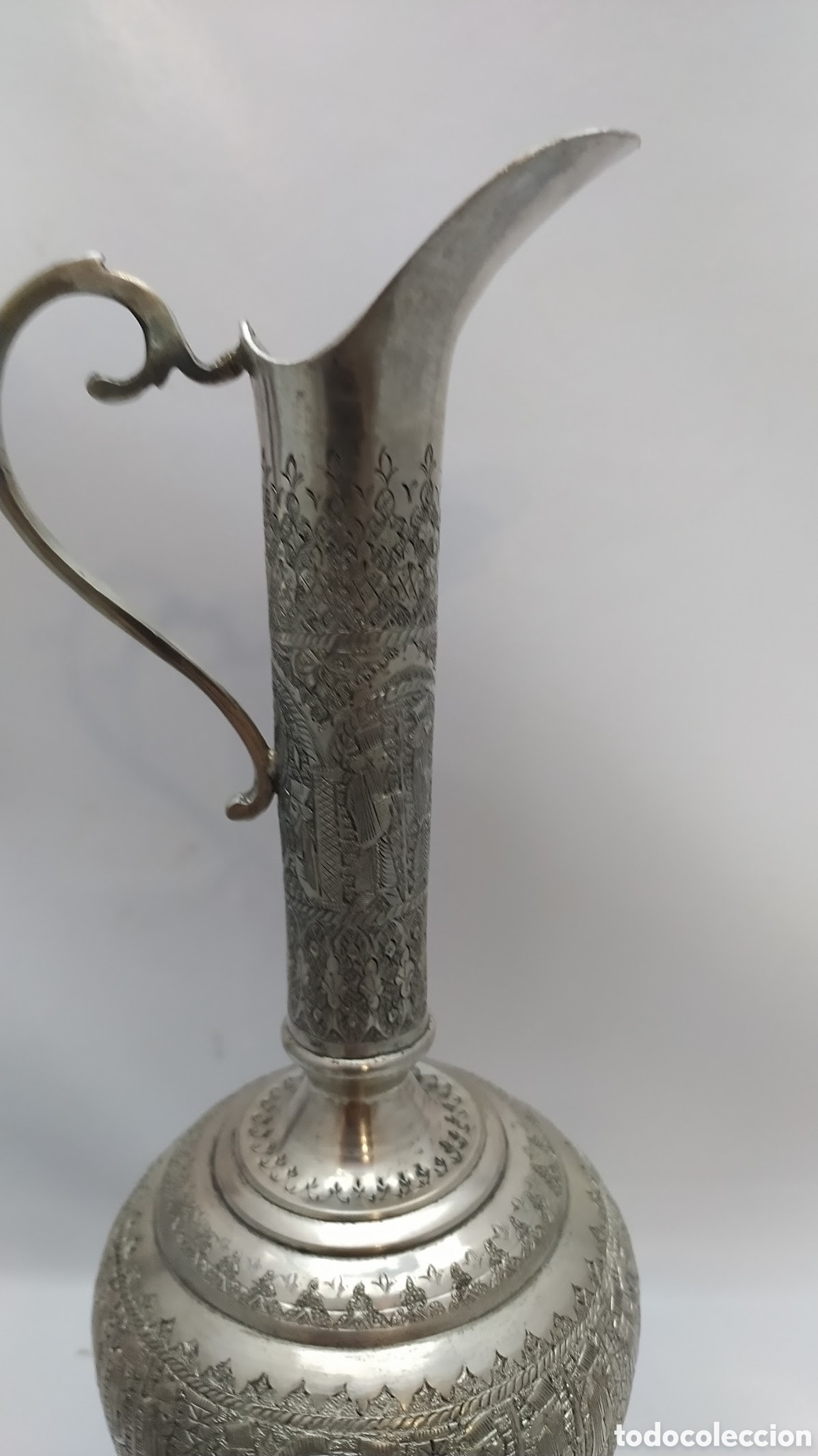 Antig&uuml;edades: Jarra con copas plata - Foto 19