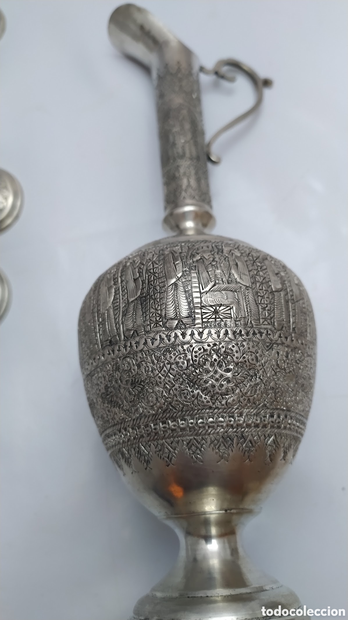 Antig&uuml;edades: Jarra con copas plata - Foto 23