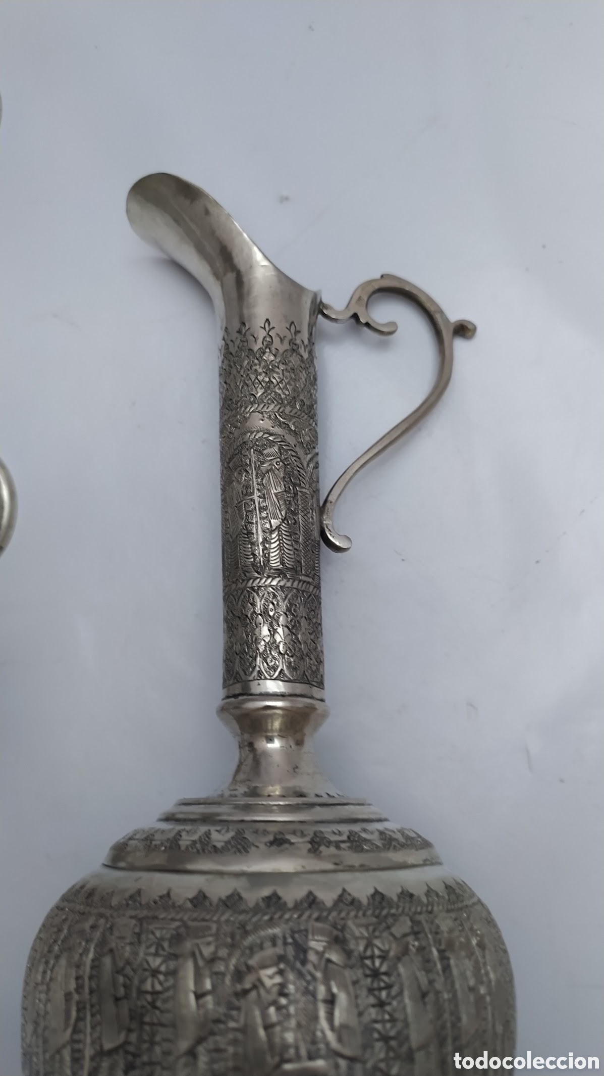 Antig&uuml;edades: Jarra con copas plata - Foto 26