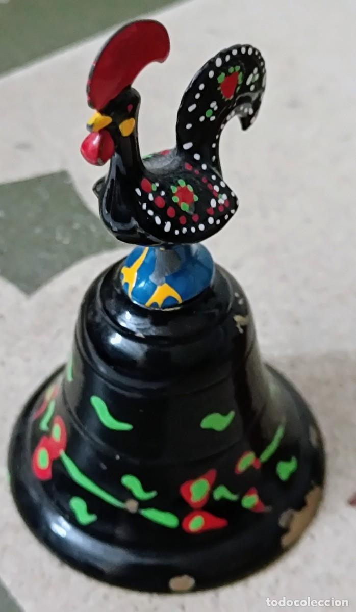 Antig&uuml;edades: Gallo Campana pintado a mano. - Foto 5
