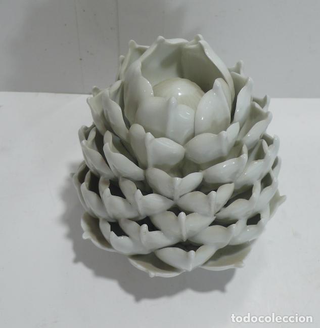 Antig&uuml;edades: PORTAVELA DE CERAMICA - Foto 2