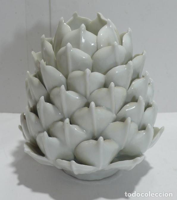 Antig&uuml;edades: PORTAVELA DE CERAMICA - Foto 3