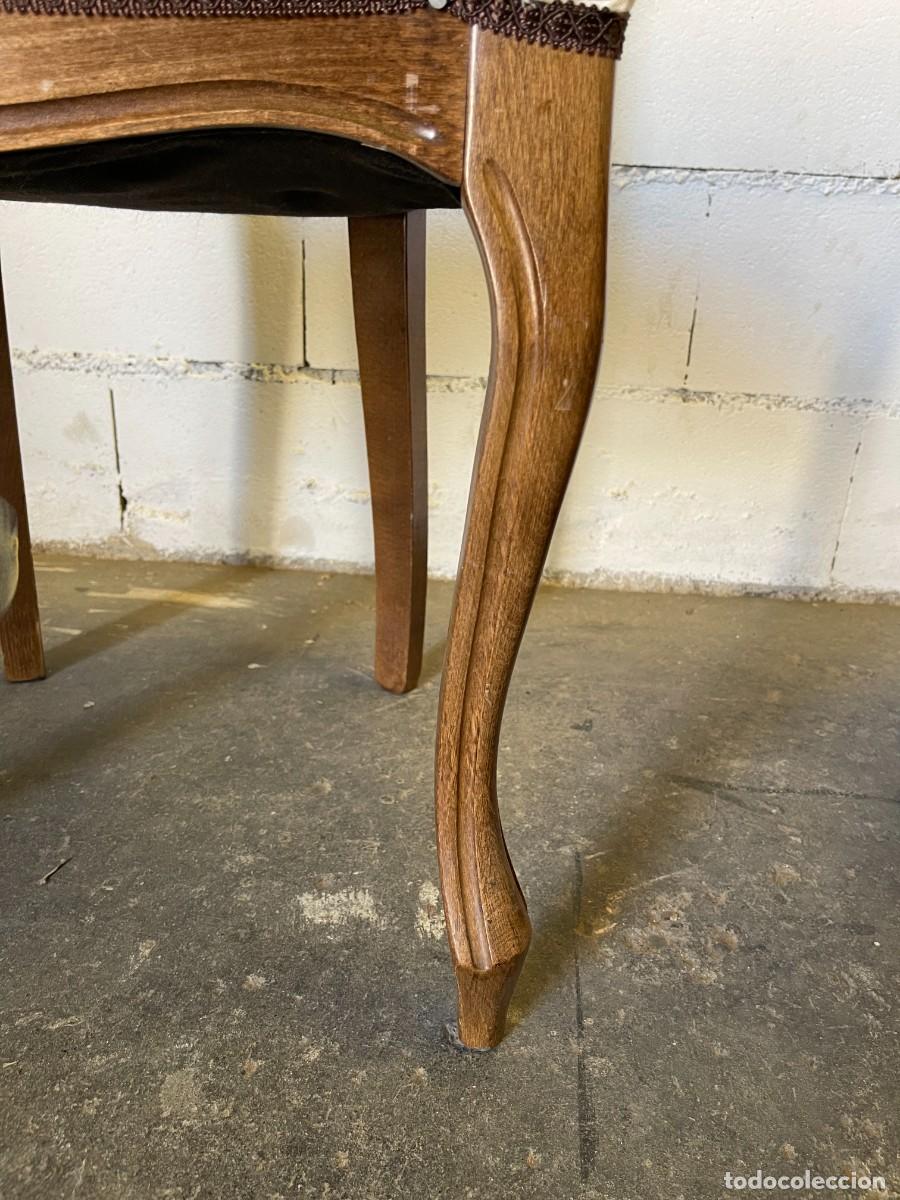 Antig&uuml;edades: set 6 sillas madera maciza - Foto 9