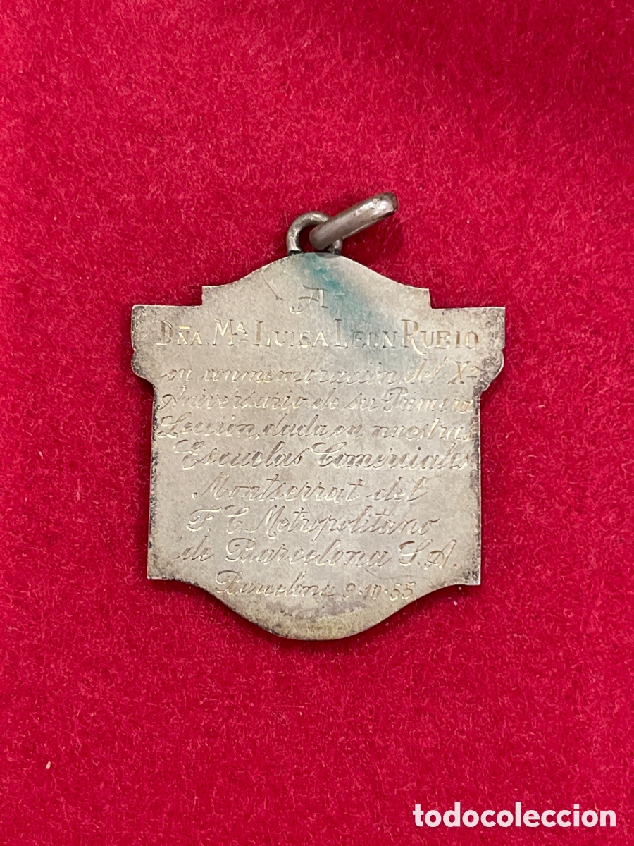 Antig&uuml;edades: Medalla conmemorativa en plata de ley. - Foto 2