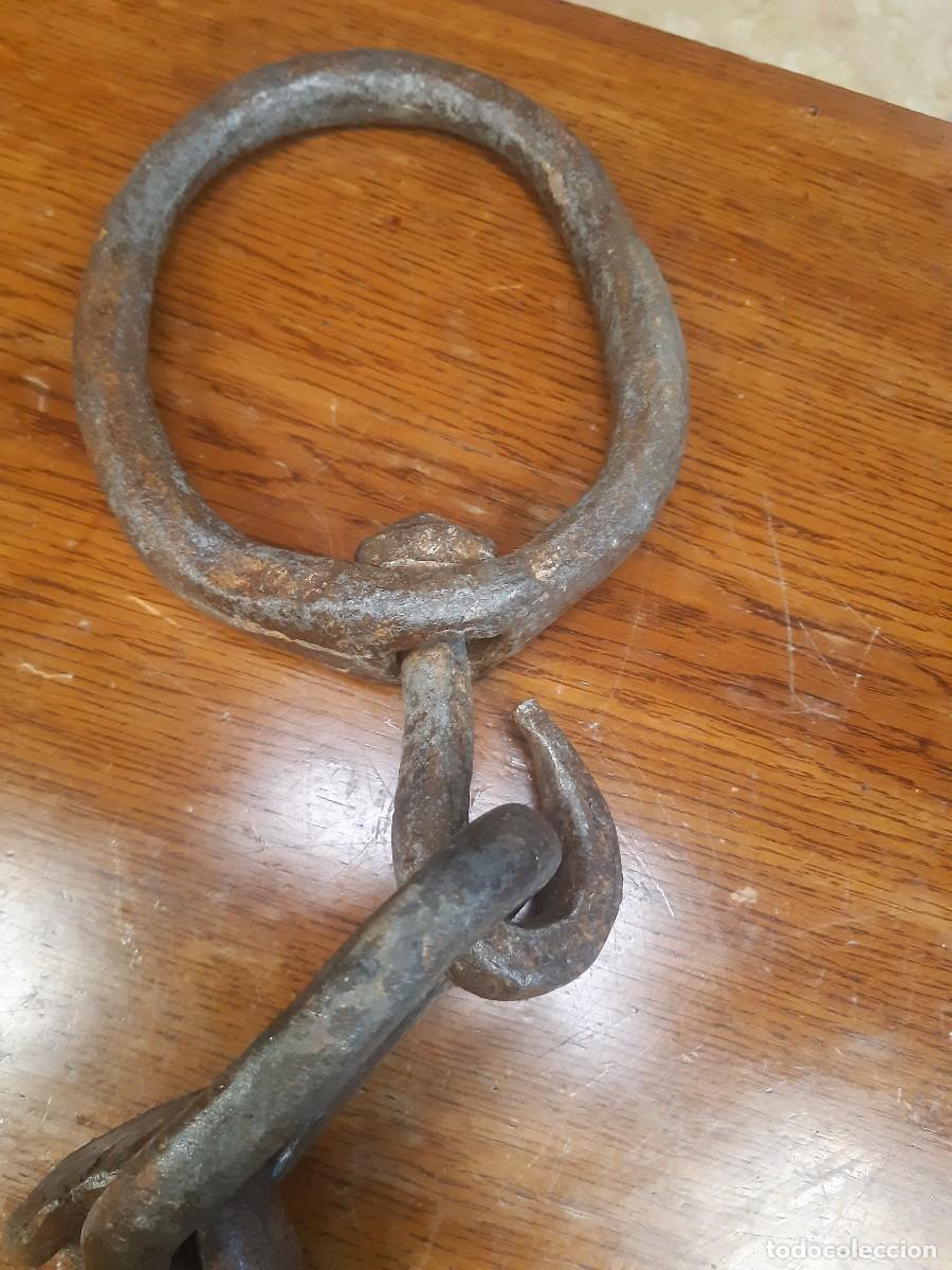Antig&uuml;edades: ARGOLLA PARA ATAR ANIMALES . s. XVIII - Foto 3