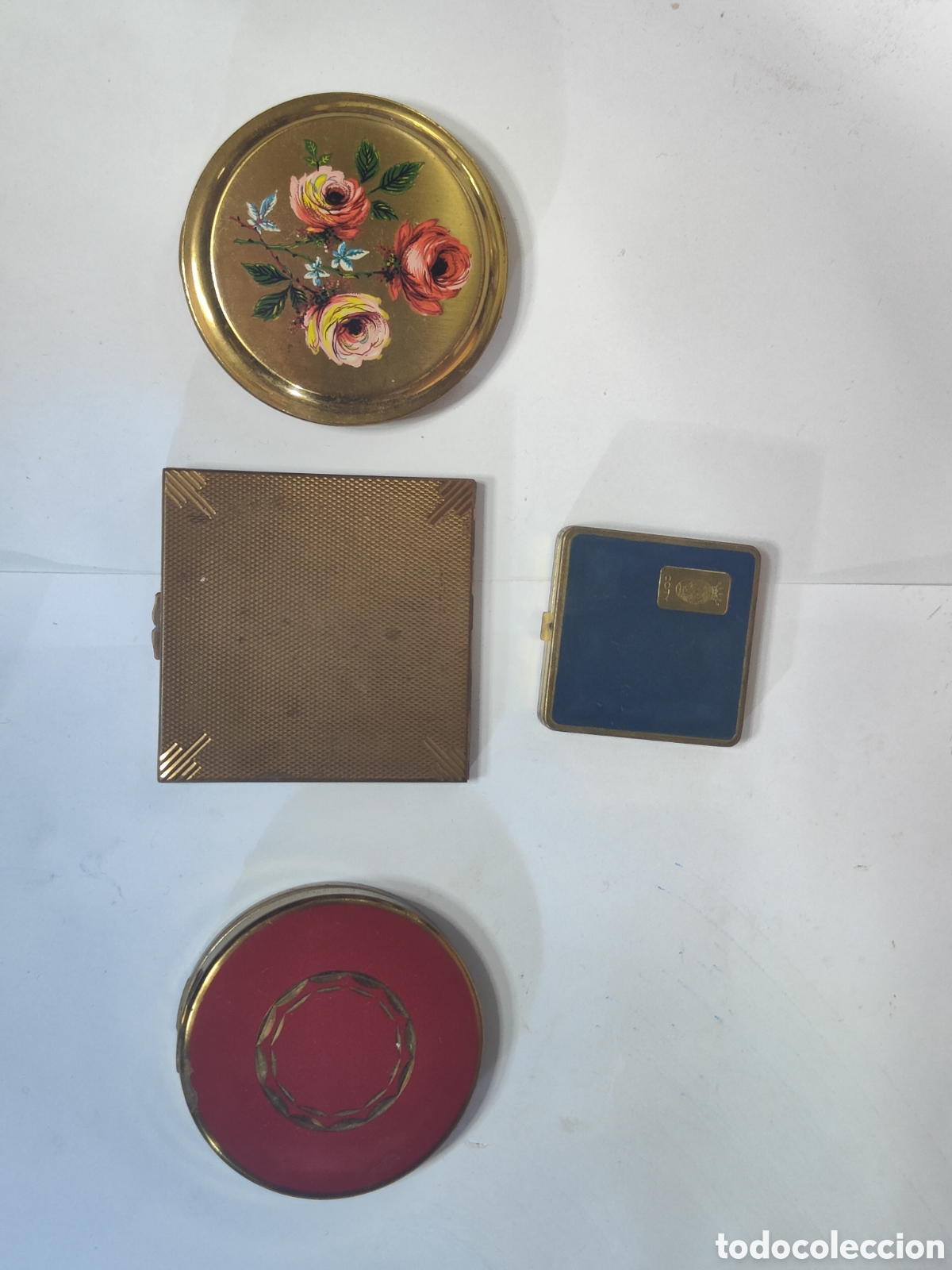 Antig&uuml;edades: 4 ANTIGUAS POLVERAS BARATAS - Foto 1