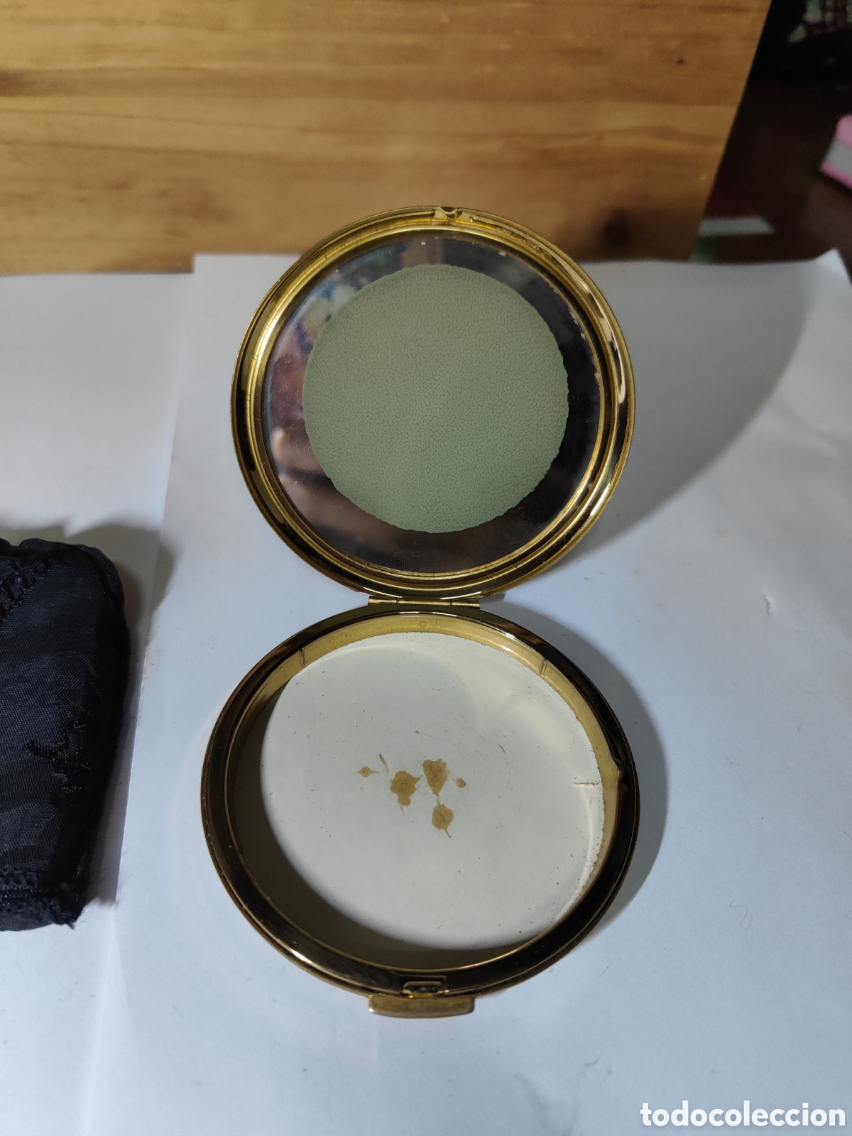 Antig&uuml;edades: ANTIGUA POLVERA PAJAROS MARCA STRATTON - Foto 3
