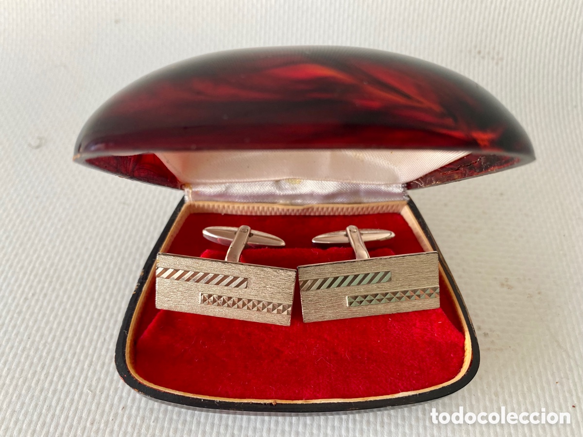 Antig&uuml;edades: Pareja de gemelis en plata contrastada 916 - Foto 1