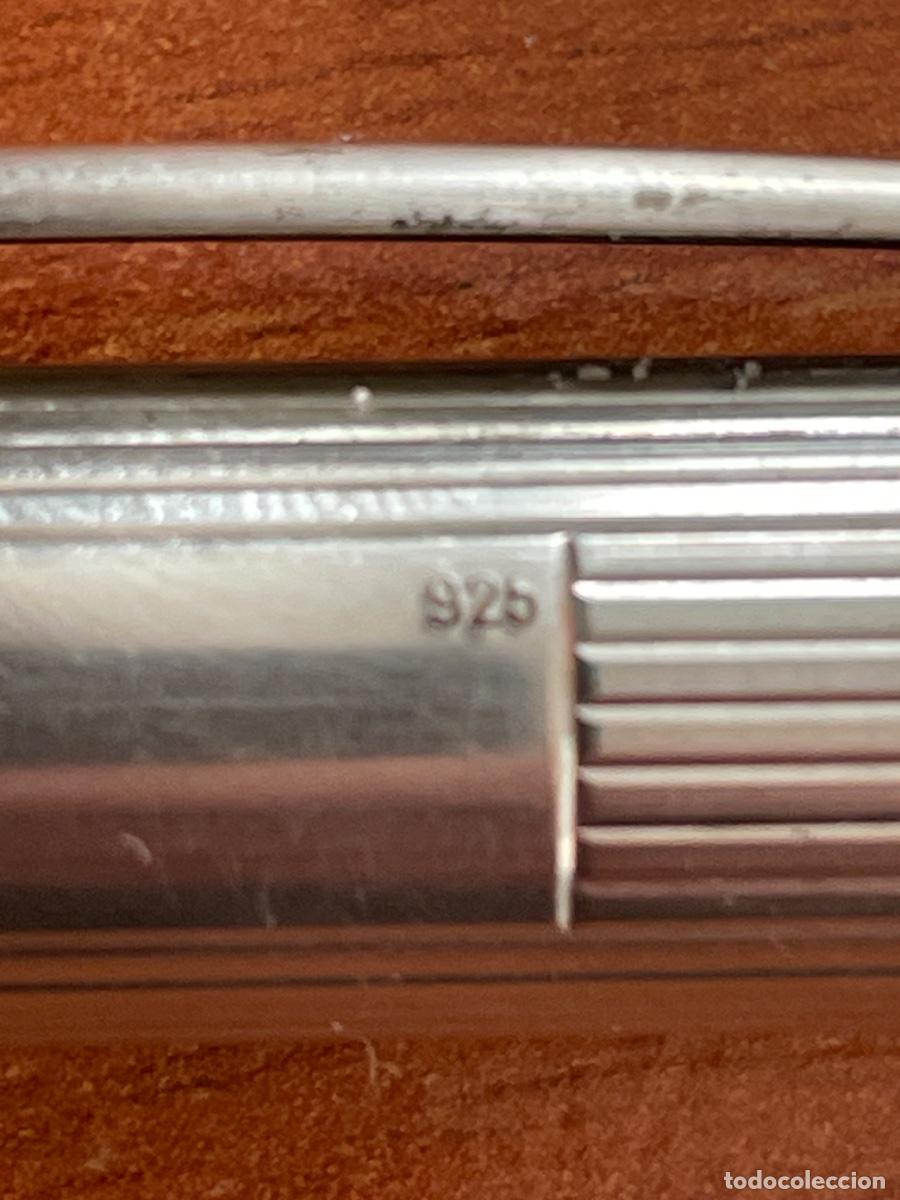 Antig&uuml;edades: linterna boligrafo de plata 925 - Foto 2