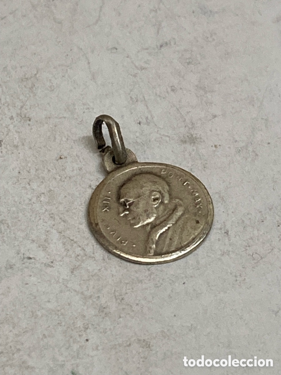 Antig&uuml;edades: Medalla de plata religiosa C306 - Foto 1