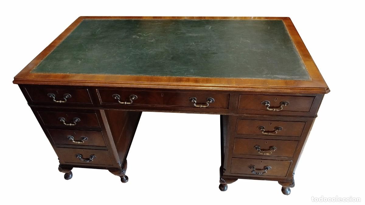 Antig&uuml;edades: MESA DE DESPACHO INGLESA DEL SIGLO XIX MAPLE QUALITY - Foto 1