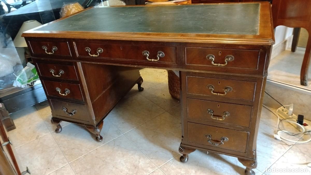 Antig&uuml;edades: MESA DE DESPACHO INGLESA DEL SIGLO XIX MAPLE QUALITY - Foto 2