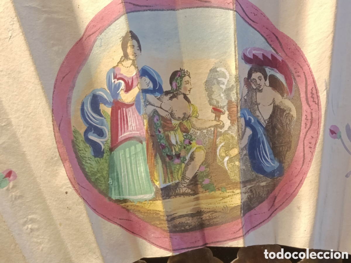 Antig&uuml;edades: Abanico antiguo del XIX. - Foto 6