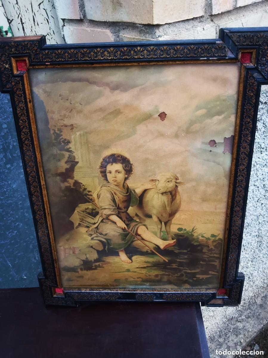 Antiques: Cuadro antiguo, ideal para poner alguna fotograf&iacute;a o un oleo , tiene alg&uacute;n fallo parte inferior