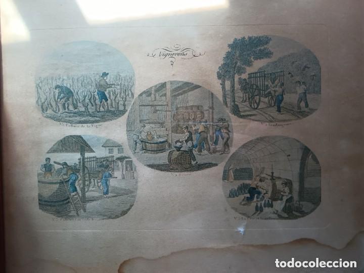 Antig&uuml;edades: Cuadro de procesos del vino , perteneci&oacute; a una Bodeguita de jerez - Foto 2