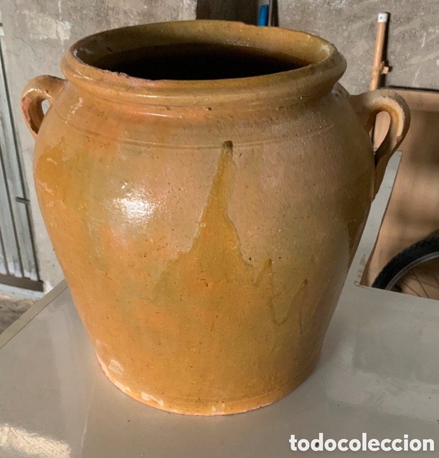 Antig&uuml;edades: Orza de barro en perfectas condiciones - Foto 1